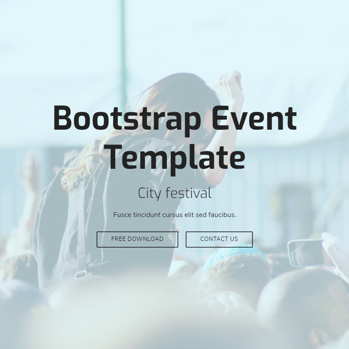 Free Download Bootstrap Event Themes