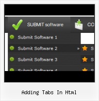 How To Add Submenus In Html Table Tabs