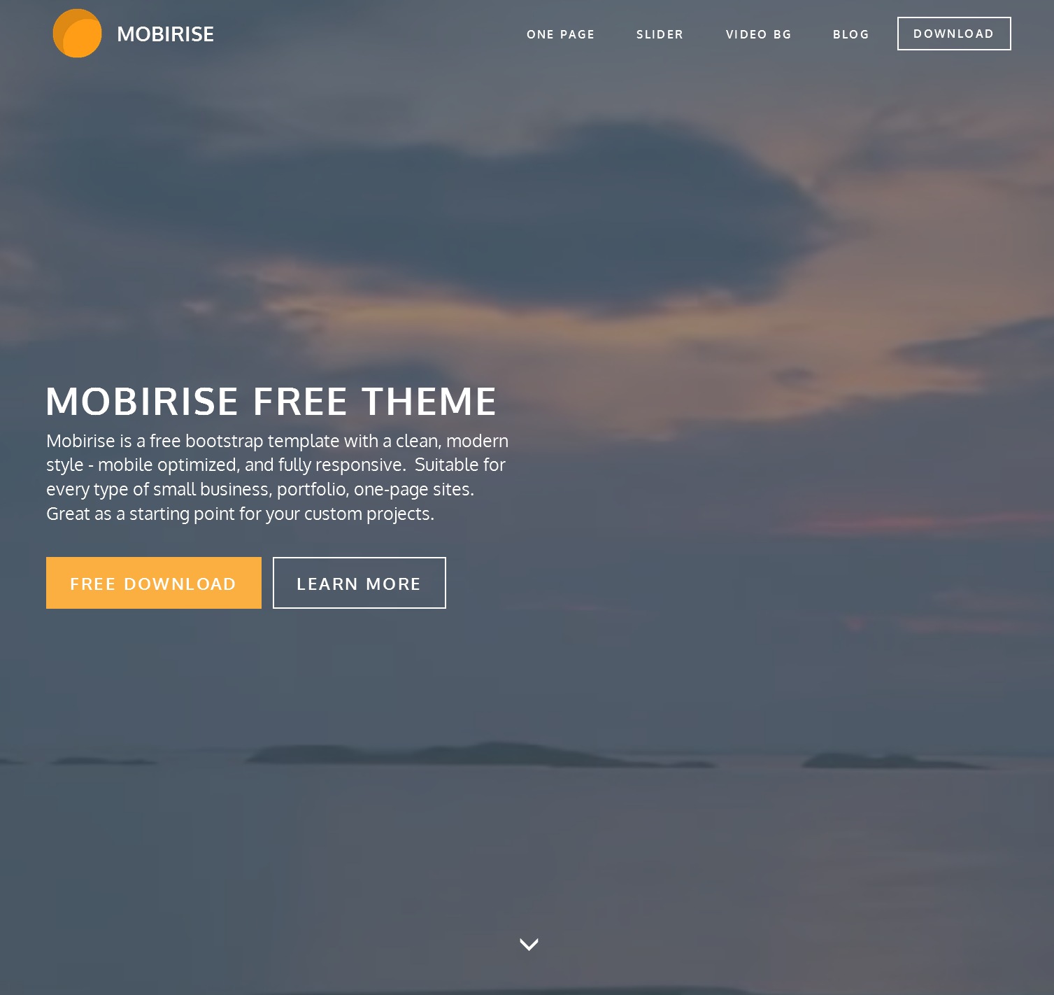 HTML Bootstrap Blank Theme