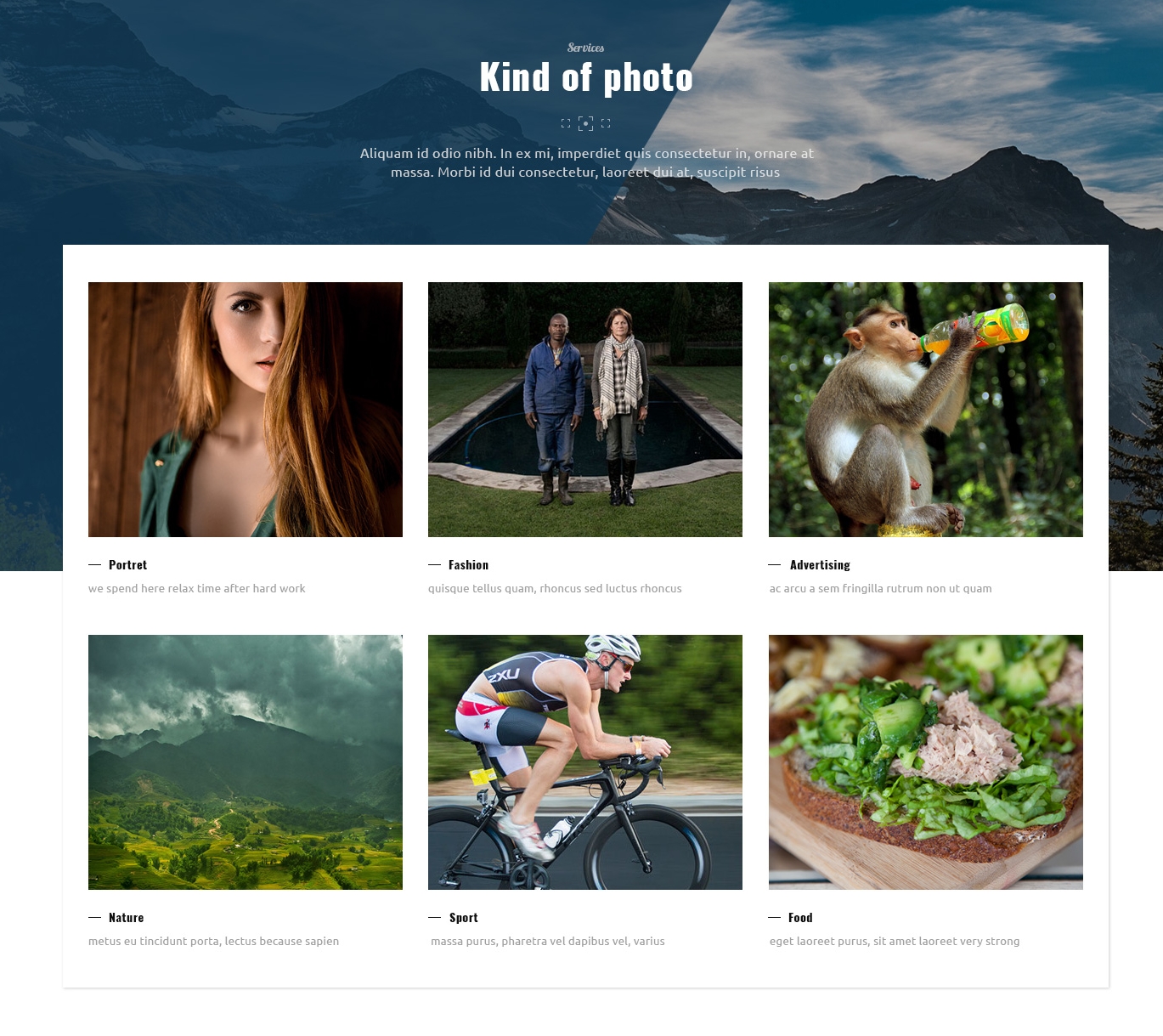 Responsive Bootstrap Parallax Theme