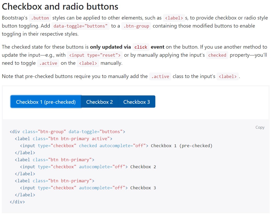 Bootstrap checkbox  authoritative  documents