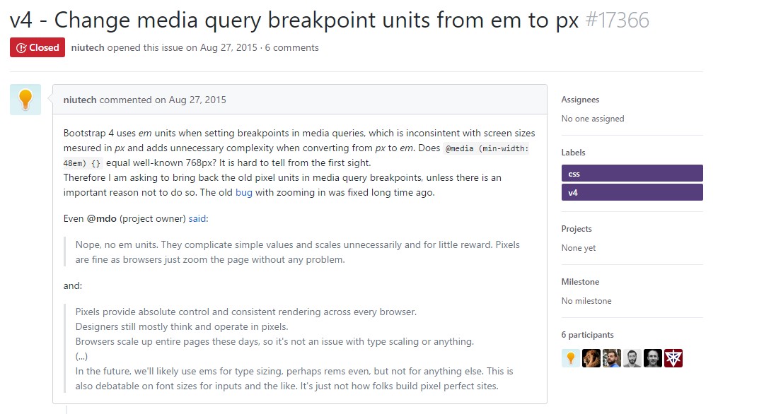  Transform media query breakpoint units from 'em' to 'px' 