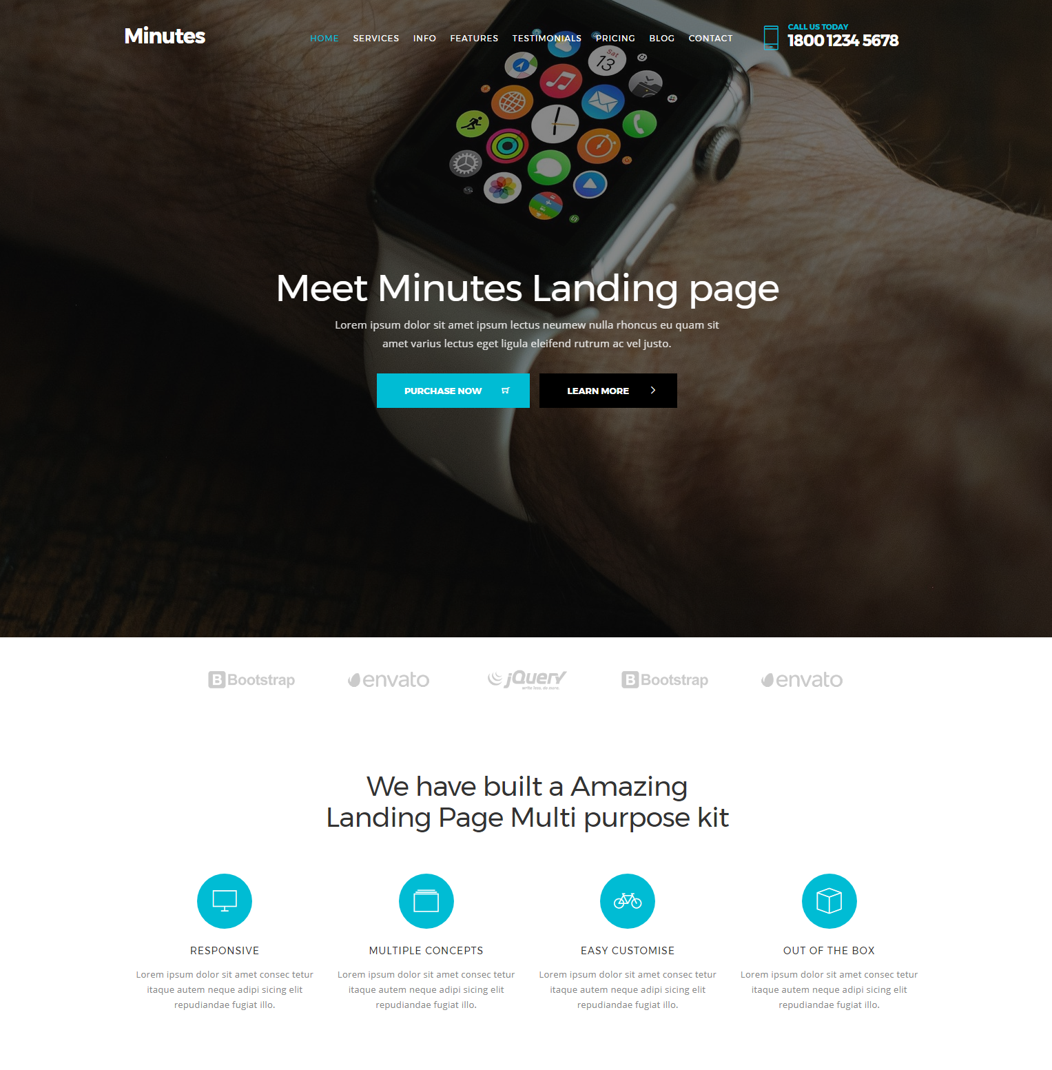 HTML Bootstrap Minutes Themes