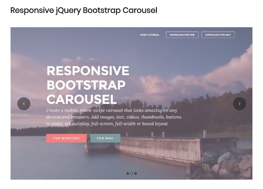  Bootstrap Carousel Slider Demo 