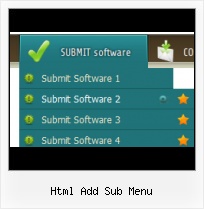 Sub Menu Javascript Clean Selected Html