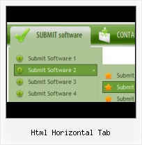 Dynamic Menu Control Horizontal Menus With Submenus In Horizontal