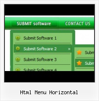 Horizontal Navigation Bar In Html Subitems En Java