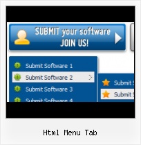 Html Menu Item Html Popup Menu When Mouseover