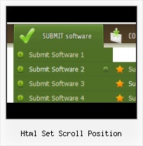 Image Select Html Left Menu Buttons